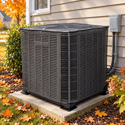 🍂Breathable Full-Mesh Outdoor AC Cover – Leaf & Debris Guard with Secure Fit