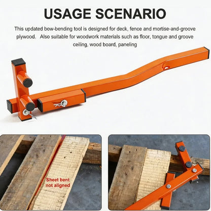 ⏳⏰Time-Limited Free Shipping🛫📦Multi-Angle Deck Straightener and Wood Board Adjuster Flooring Tool for Woodworking