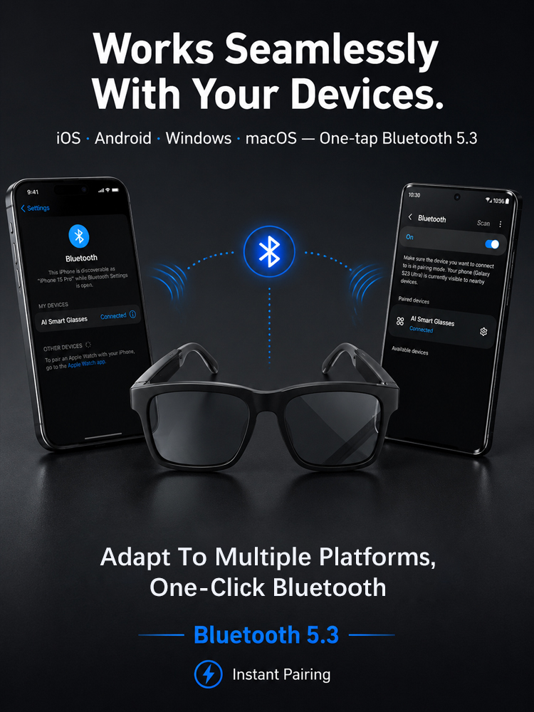 👀👓 AI Smart Glasses: 100% Offline Translation, Zoom & Explore Smarter ✨