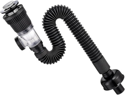 Flexible Sink Drain Kit – Adjustable Bendable Pipe with Anti-Odor Drain System