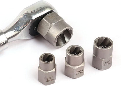 14-piece extractor set stored in a blow-molded case
