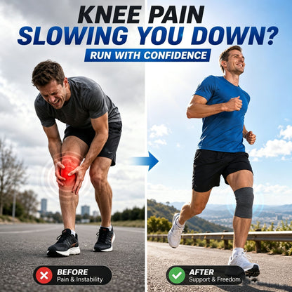 🦵 Patella Knee Strap – Adjustable Silicone Support for Running, Gym & Sports