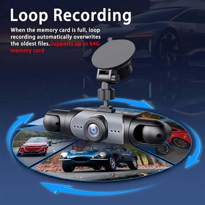 🔥360° Full View Car Dashcam System