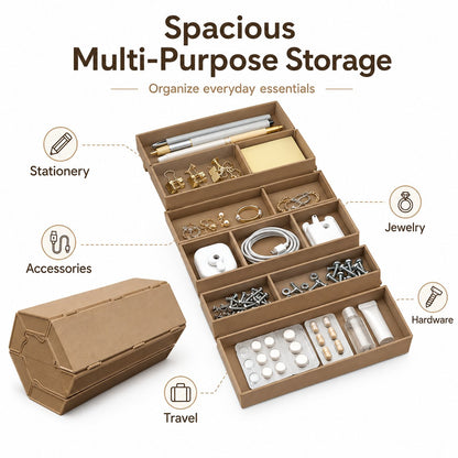 3D Printed Modular Storage Box – Stack, Organize & Customize Your Workspace