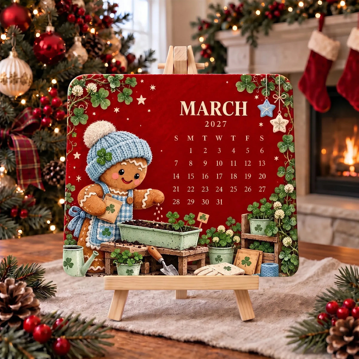 🌱 Christmas Special Edition – Eco-friendly, plantable “timeless” seed calendar 2027 🌸🌿