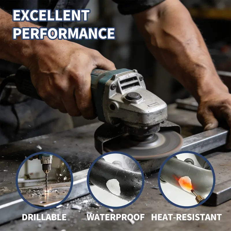 ✨SAVE 50% NOW Steel Reinforced Epoxy Repair Putty — Universal Glue for Metal, Wood, Plastic