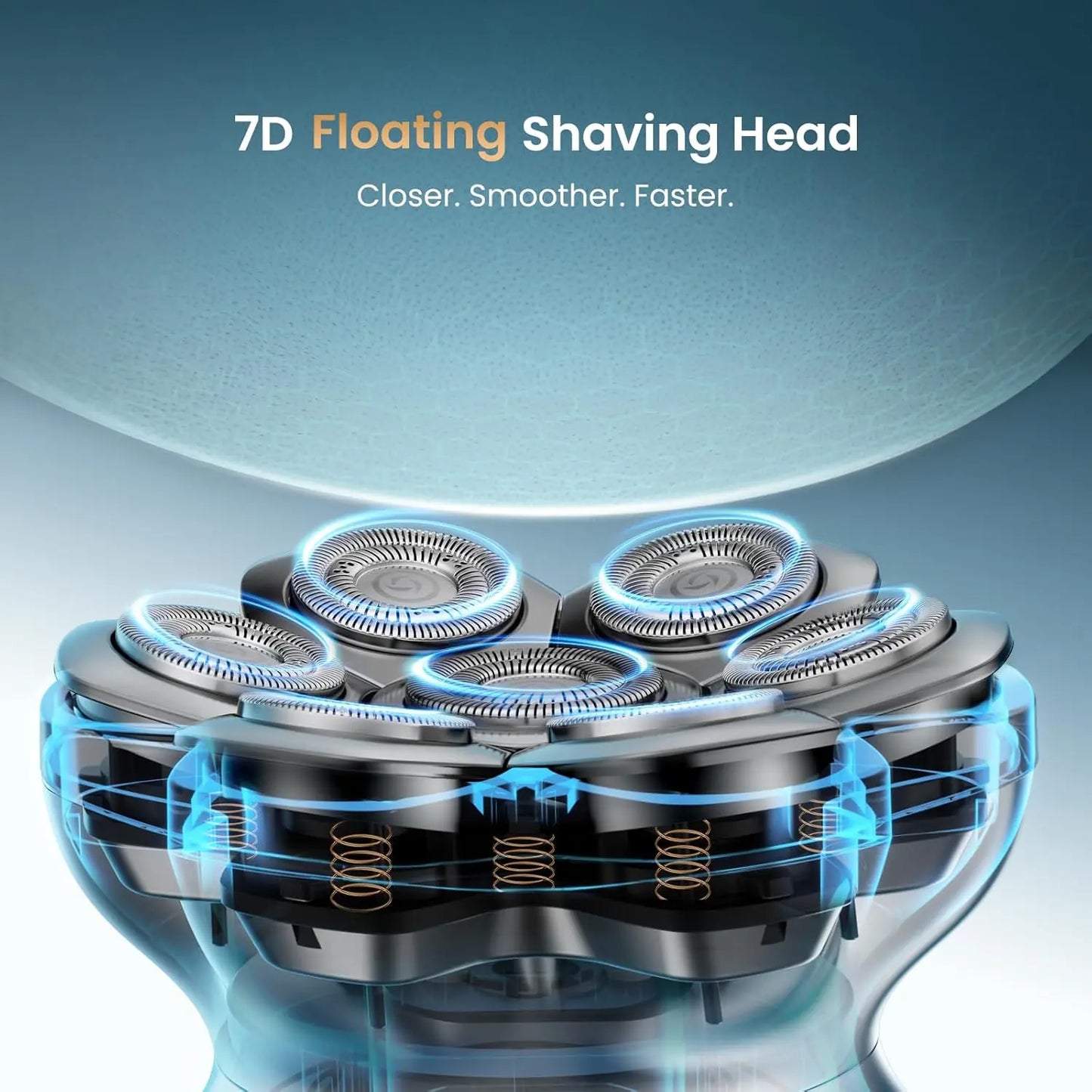 MAXGROOM 7D Head Shaver for Bald Men – Waterproof Wet & Dry Electric Razor