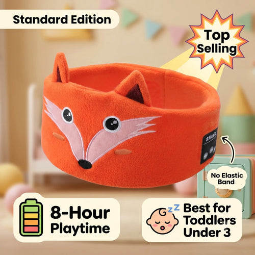 Sports Bluetooth Headband, 8H-35H Playtime Running Sweatband Wireless Music Eye Mask for Kids Toddlers Boys Girls, Ultra-Thin Speakers Washable Travel Sleep Gear