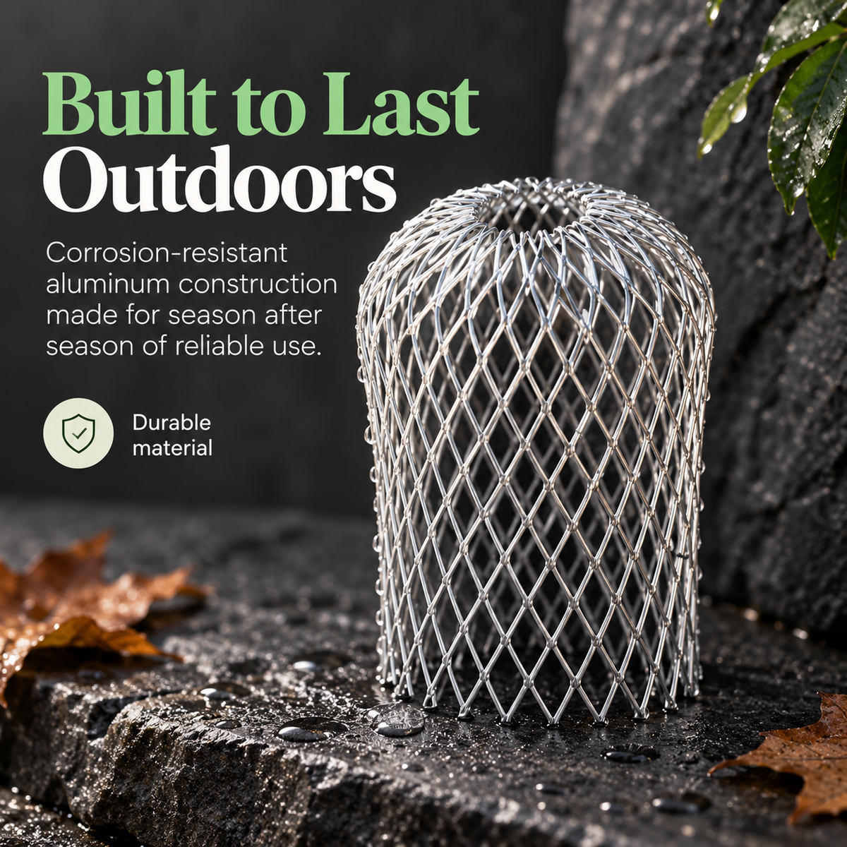 🍂Expandable Aluminum Downspout Debris Guard