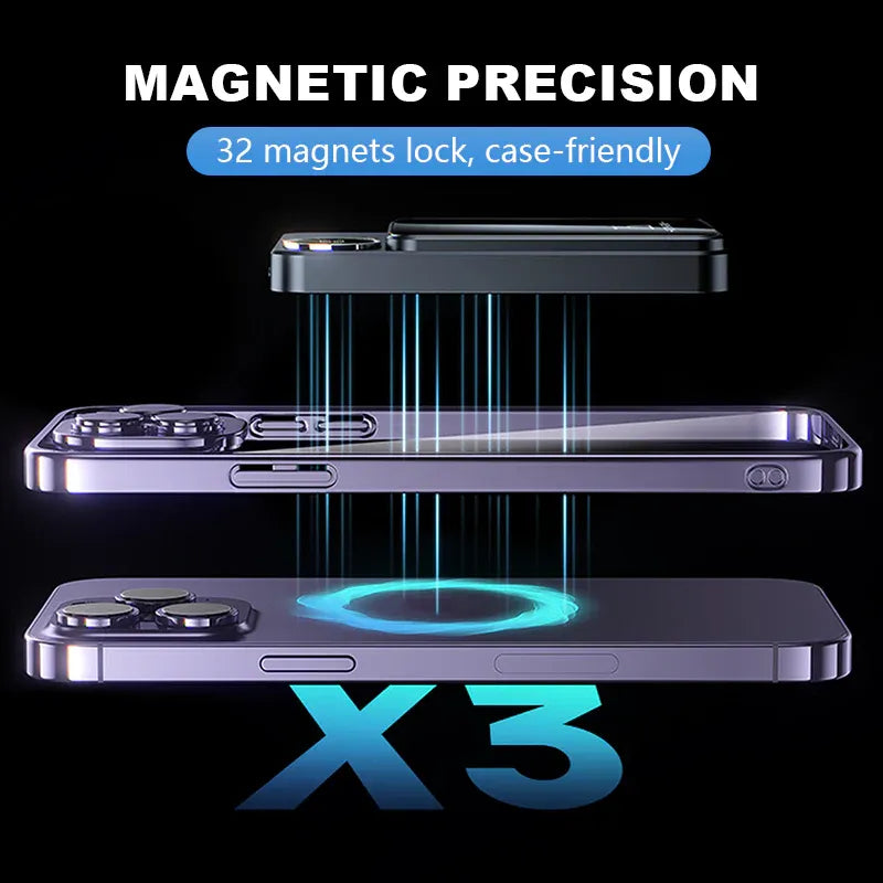 Magnetic alignment illustration for the portable power bank