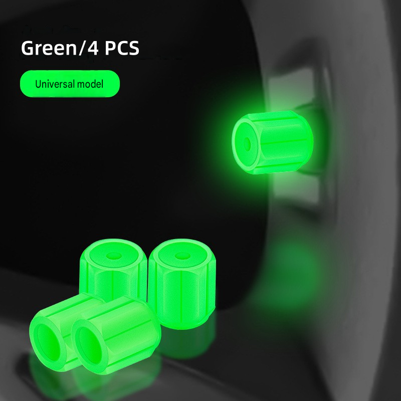 Universal Fluorescent Tire Valve Caps – Protect Valves & Upgrade Your Wheels