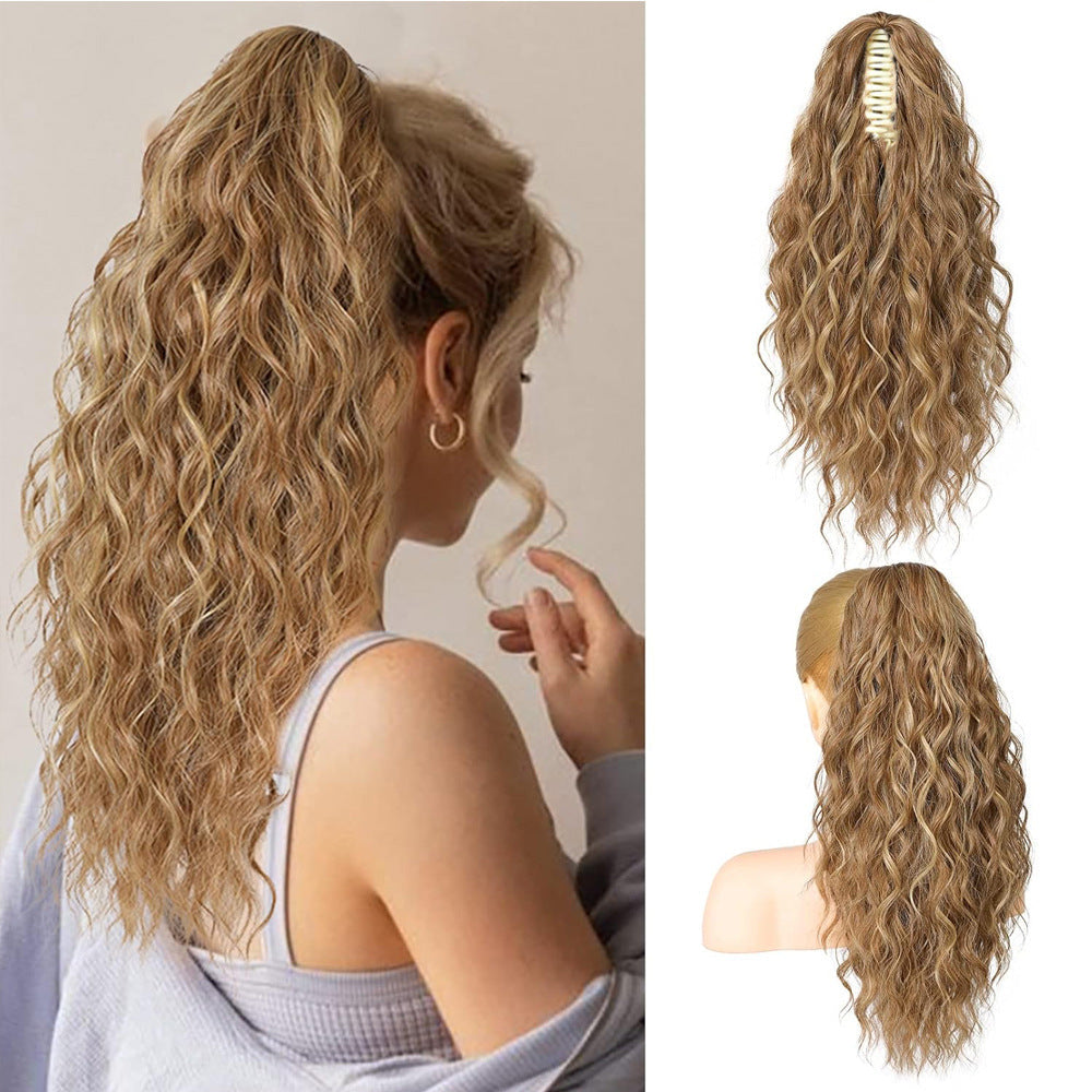 Instant Glam Curly Claw Clip Ponytail Extension|Add Gorgeous Volume & Length In Seconds