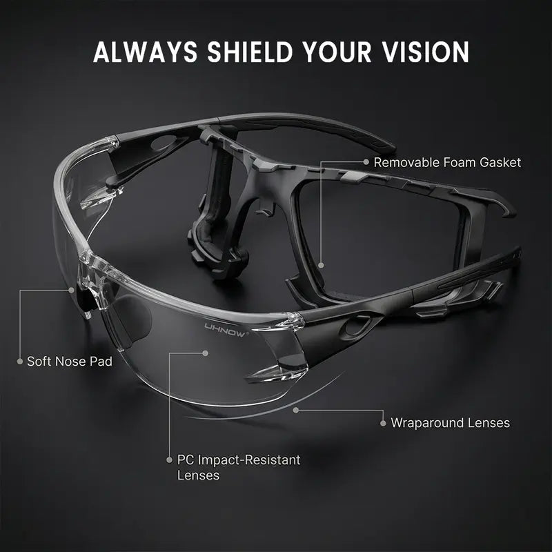 👓 Photochromic Safety Glasses – UV-Responsive Work & Outdoor Protective Eyewear