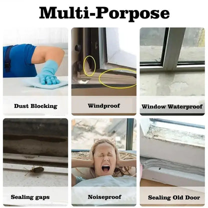 ❄️💨Clear Window Sealing Tape – Waterproof, Draftproof & Easy to Remove