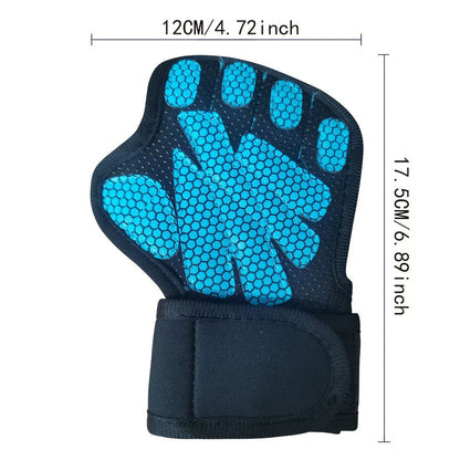 🎖️Weight Lifting Gloves with Built-in Wrist Support & Full Palm Protection