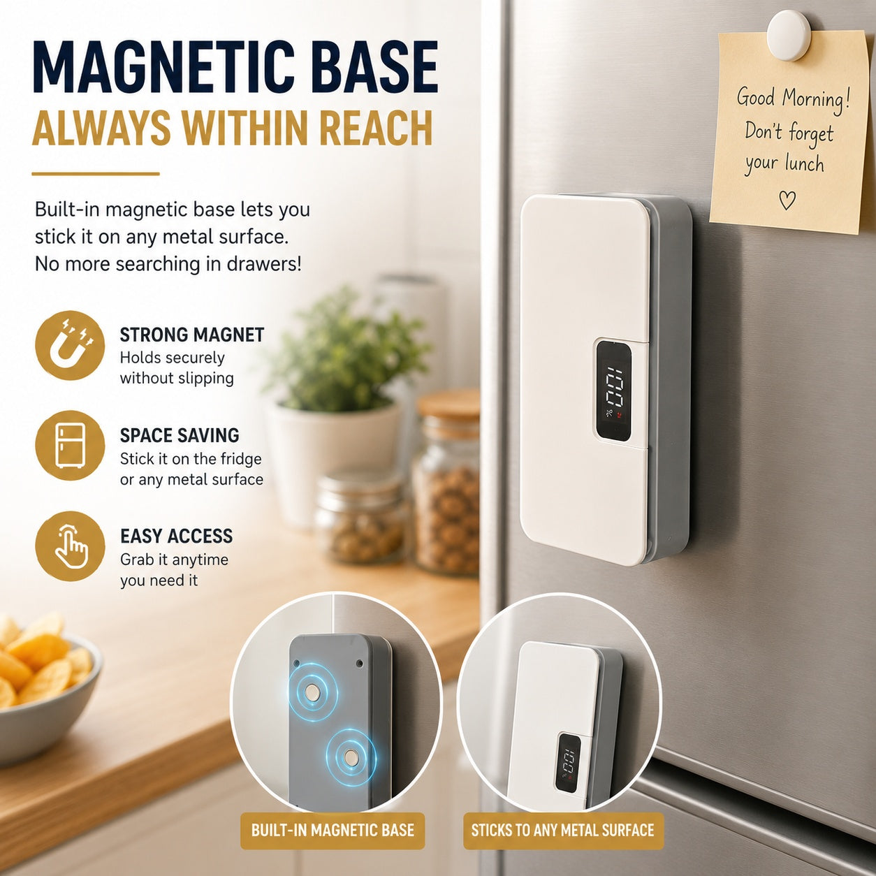 Rechargeable 2-in-1 Mini Bag Sealer & Cutter|Seal Freshness. Cut Waste. Save Every Bite.