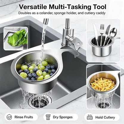 🦢💧Stainless Steel Swan Sink Strainer Basket