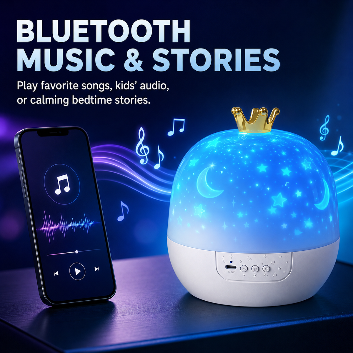 Bvuyomi Night Light Projector-21 sets of patterns
