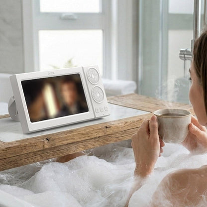🎖️Waterproof Touch Screen Phone Bluetooth Speaker For Bathroom