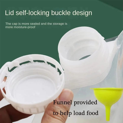 🌾Reusable Airtight Grain Storage Bags | Keep Your Food Fresh & Pantry Neat🔒