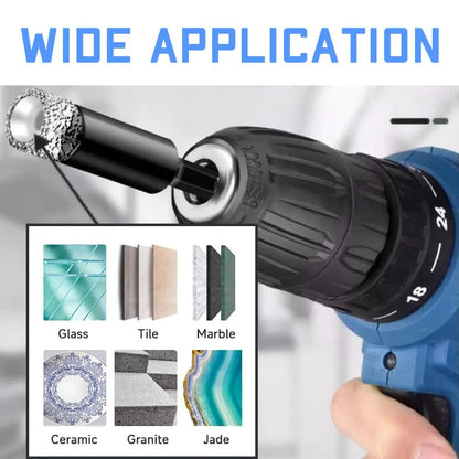 6-Piece Diamond Drill Bit Set for Tile & Stone