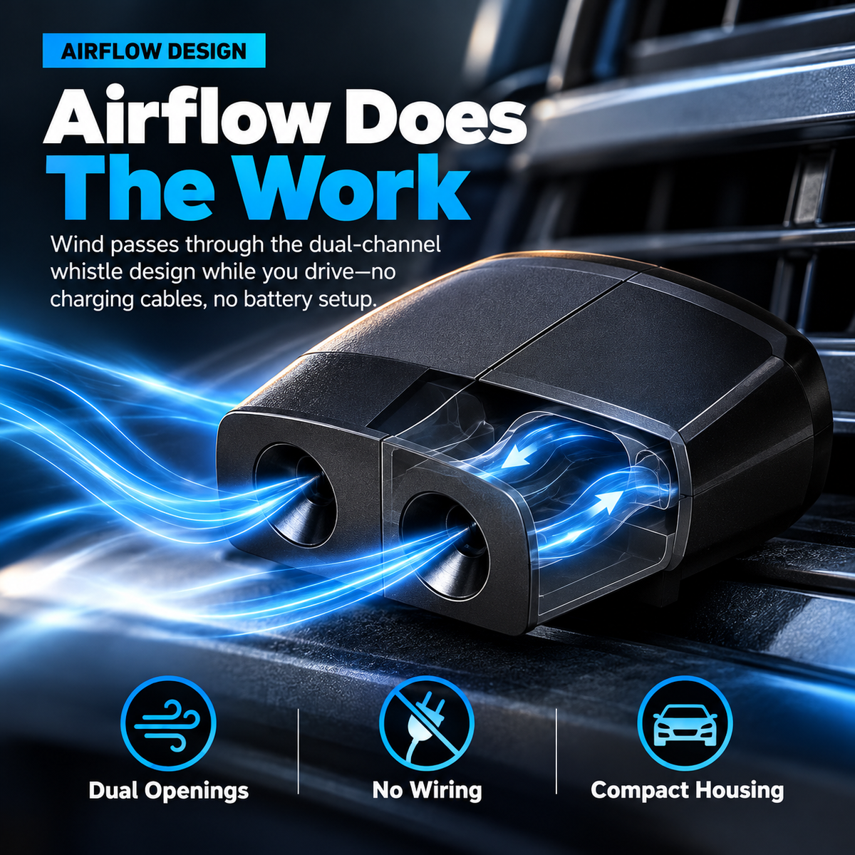 🚗🦌 Wind-Activated Deer Warning Whistles 🌬️🔊 | 4/8 PCS Wildlife Alert Car Accessories 🛡️✨ | Easy Stick-On Installation 🔧🚙 | For Cars, Trucks, SUVs, RVs & Motorcycles 🛻🏍️