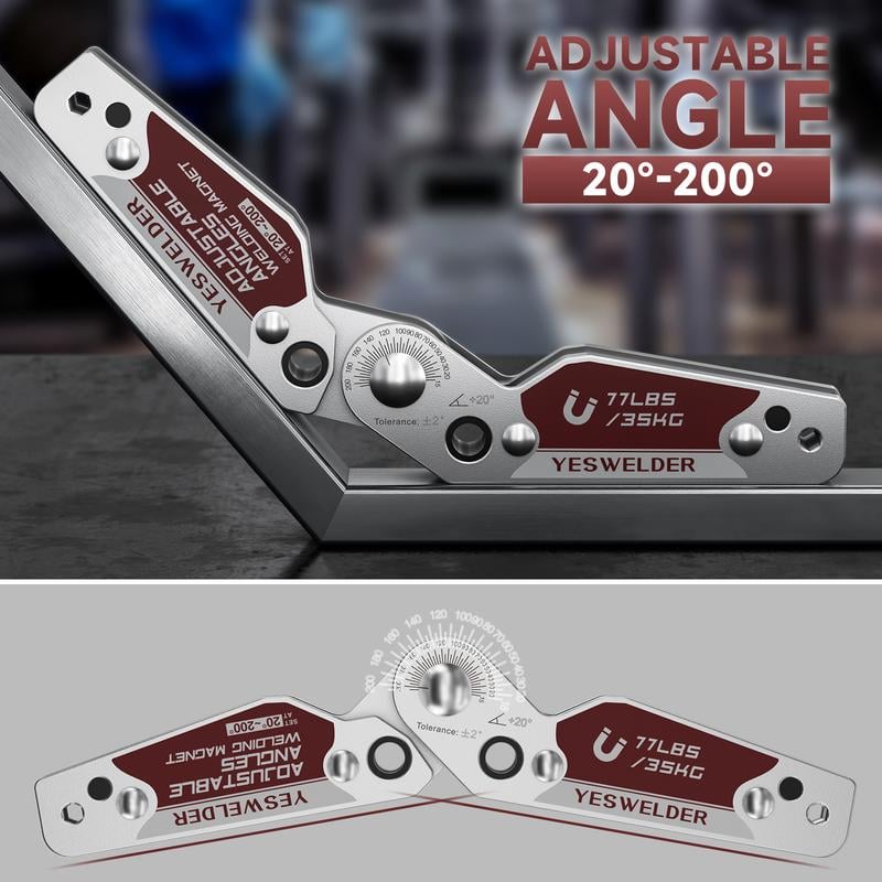 20 to 200 degree adjustable welding magnet range