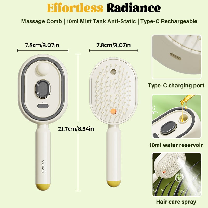 🔥LAST DAY 49% OFF - 2026 Electric Steaming Massage Hair Care Brush