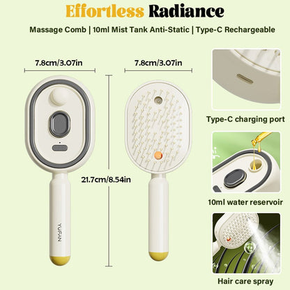 🔥LAST DAY 49% OFF - 2026 Electric Steaming Massage Hair Care Brush