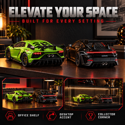 🎁Last day 49% off|🏎️💨 Track-Inspired Sports Car Display Model – Exhaust Mist Effect Collector Decor
