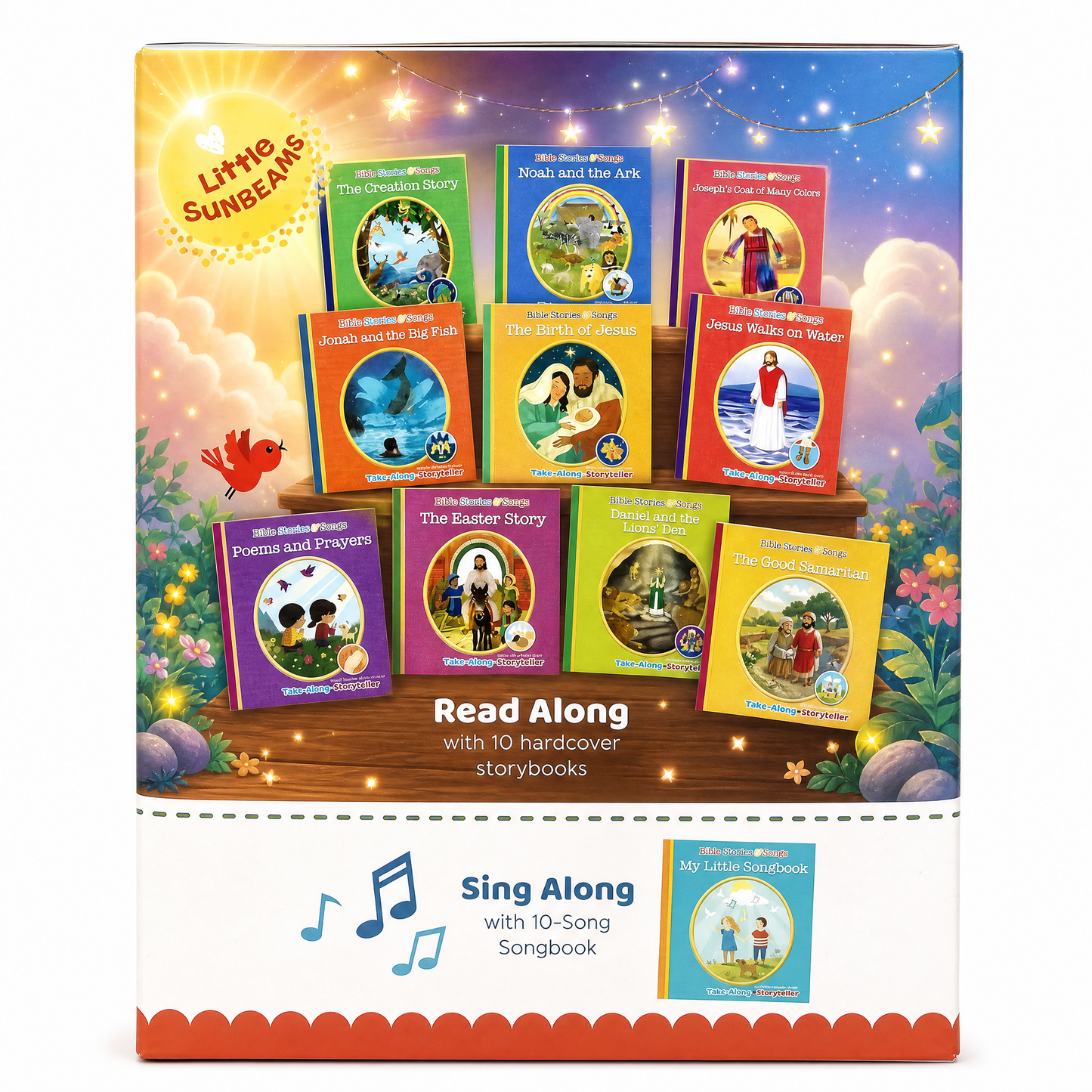 📚Bible Stories and Songs: Portable Electronic Player with 11 Books🔥