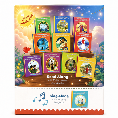 🎁Bible Stories and Songs: Portable Electronic Player with 11 Books
