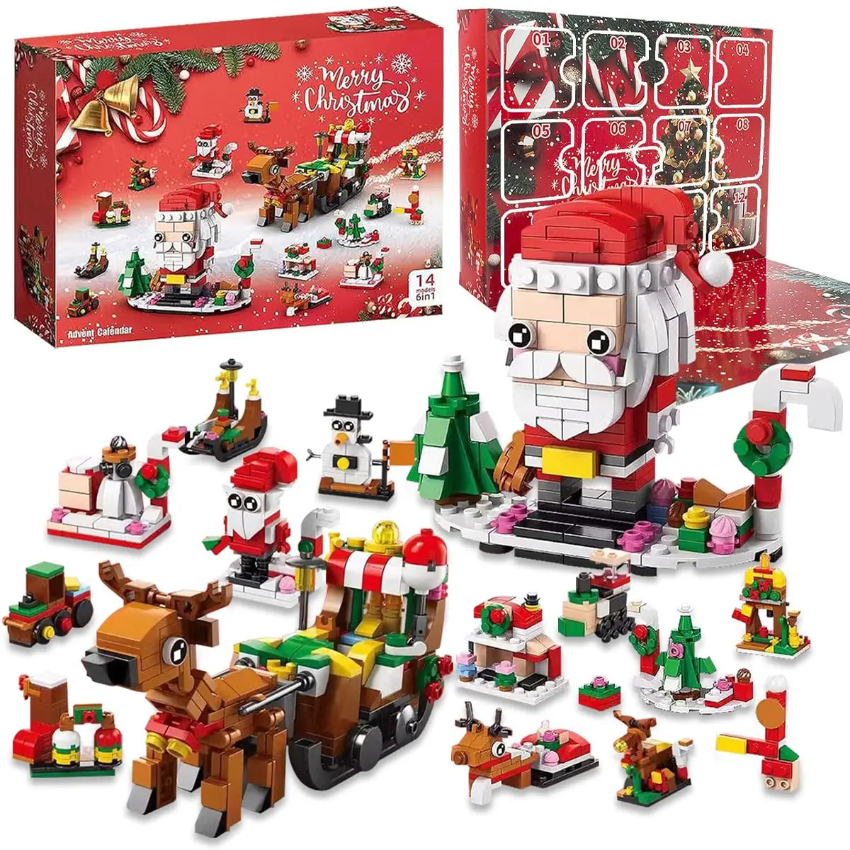 24-Day Christmas Building Blocks Advent Calendar