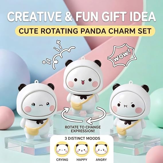 🐼 Meet The Cutest Mood-Switching Companion|3 Expressions • Endless Fun • Instant Happiness