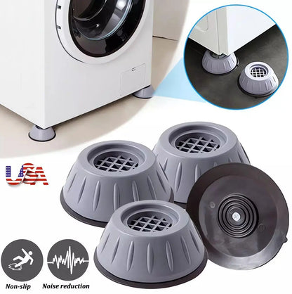 Anti-Vibration Washing Machine Support Pads – 4PCS