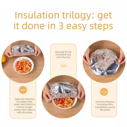 🍲Best Sellers🔥Food container aluminum foil heat-retaining cover