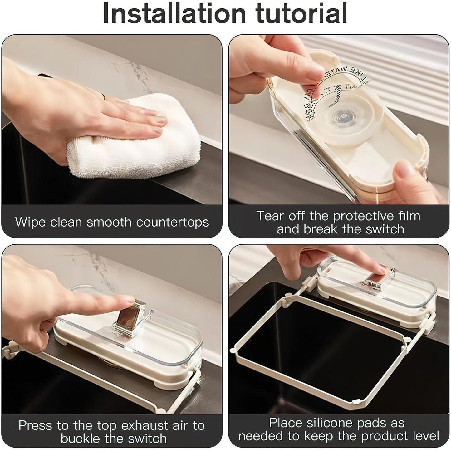 🔥 Limited Time Offer|Foldable Suction Cup Sink Strainer with 50 Filter Bags