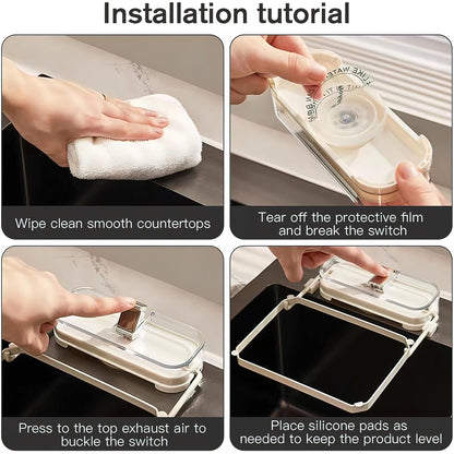 🔥 Limited Time Offer|Foldable Suction Cup Sink Strainer with 50 Filter Bags
