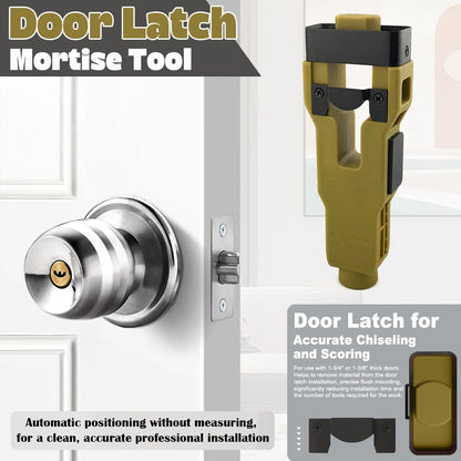 🚪Professional Door Latch Installation Template Jig, Door Lock Mounting Guide Tool