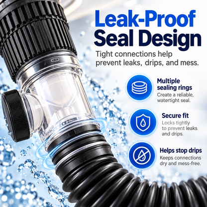 Flexible Sink Drain Kit – Adjustable Bendable Pipe with Anti-Odor Drain System
