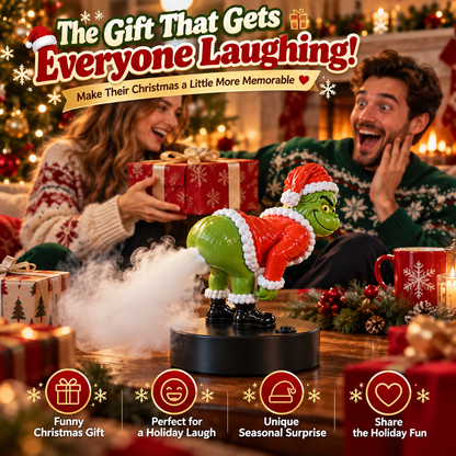 🎄😂 Funny Christmas Green Character Mist Diffuser – Hilarious Butt Mist Effect 💨 | Funny Holiday Decor & White Elephant Gag Gift 🎁