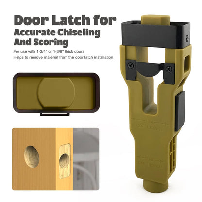 Professional Door Latch Installation Template Jig, Door Lock Mounting Guide Tool