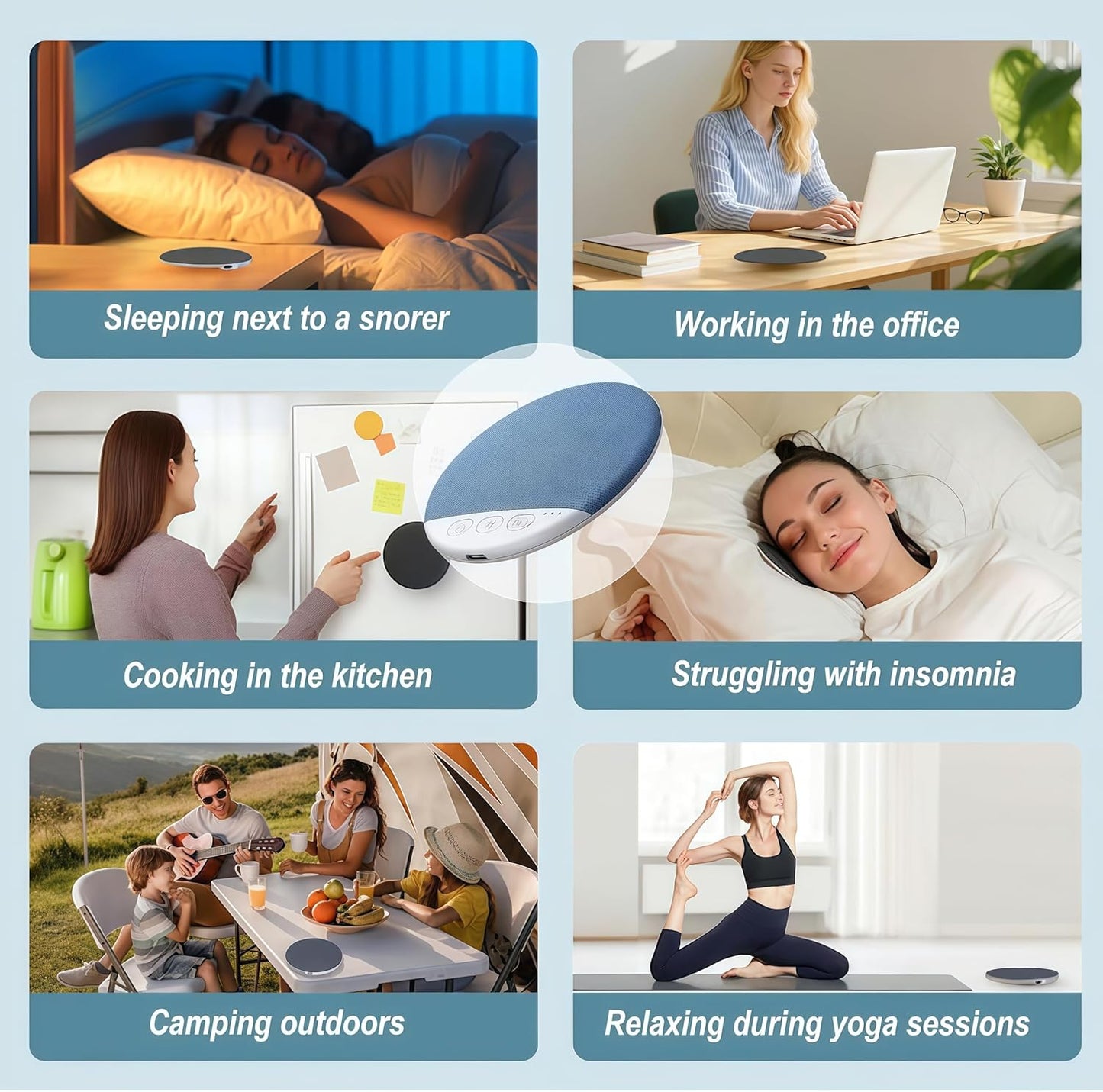 🎶Ultra-Thin Comfort Bluetooth Pillow Speaker🎖✨: Your Personal Soundscape for Sleep 🥳(⏰Features Timer | Compatible with All Devices📱)