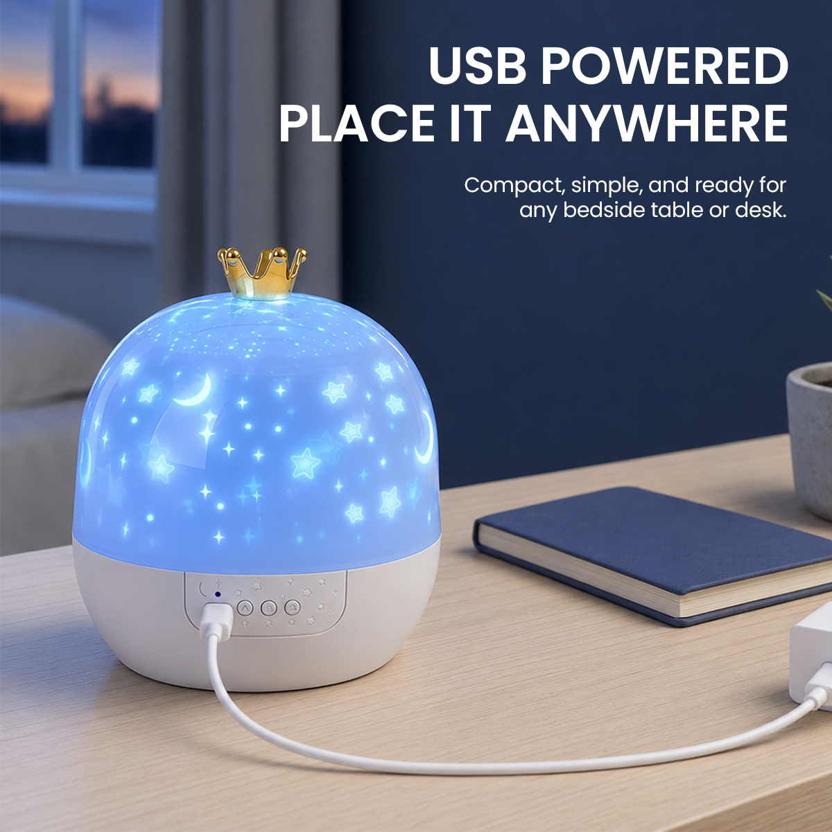 Bvuyomi Night Light Projector-21 sets of patterns