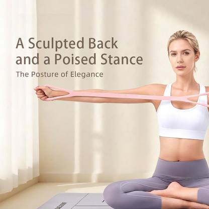 Tone Your Arms & Back in Just 10 Minutes a Day-A Lightweight Figure 8 Resistance Band Designed to Improve Posture, Build Strength, and Sculpt a Leaner Body Anywhere.