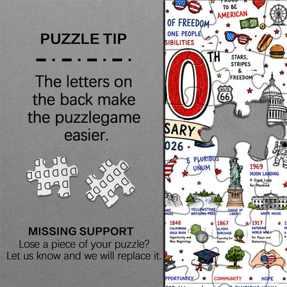 Patriotic America Jigsaw Puzzle 1000 Pieces