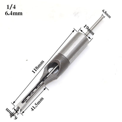 Square Hole Mortise Chisel Drill Bit for Woodworking