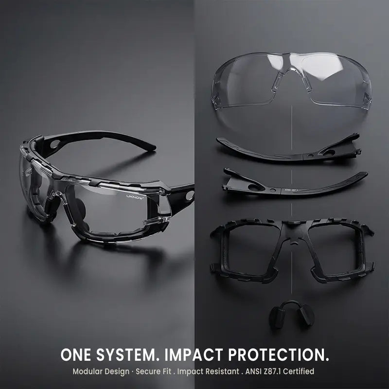👓 Photochromic Safety Glasses – UV-Responsive Work & Outdoor Protective Eyewear
