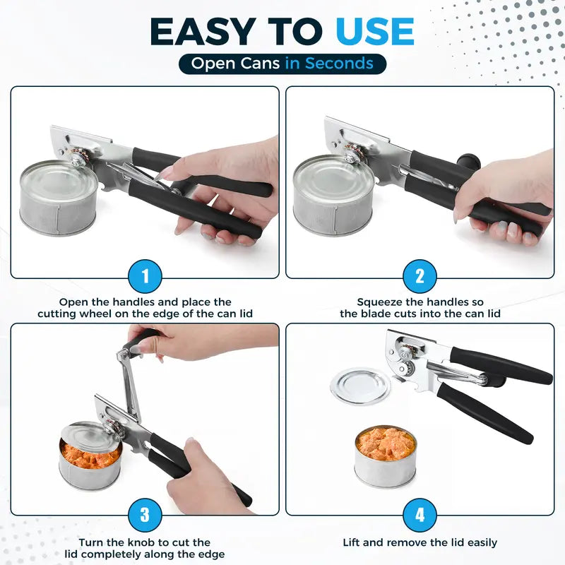 2-in-1 Easy-Turn Can & Bottle Opener