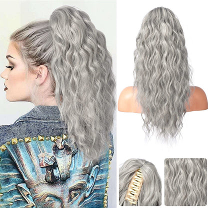 Instant Glam Curly Claw Clip Ponytail Extension|Add Gorgeous Volume & Length In Seconds